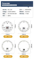 Kit De Tablero De Luz LED Retroiluminado Para Ventilador De Techo 12W 18W 24W 36W Redondo 220V modulo LED Para Iluminación De Techo - details 1