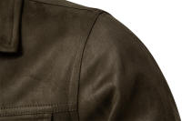 Nueva chaqueta de solapa para hombre de talla europea de otoño, abrigo informal, top de hombre de calidad adelgazante a la moda - details 5