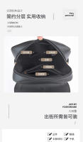 Mochila Casual Con Cierre De Cremallera En La Frontal En Cuero Sintético Dos Tonos Para Escolares Con Cremallera En El Hombro - details 13