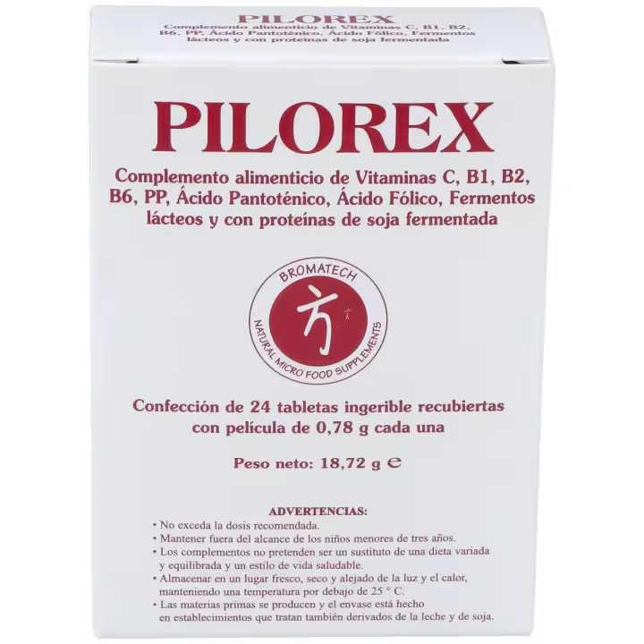 Bromatech Pilorex 24 Tabletas - 1