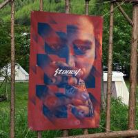 Bandera Colgante De Poliéster Impresa Con Patrón Creativo De Post Malone Estrella Del Rap Y Cantante Estándar Variable Para Decoración Y Publicidad - details 11