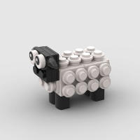 Juguetes De Bloques De Construcción Pequeños Y Creativos De Animales De Oveja Para Niños Regalos De Mascotas Dibujos Animados - details 3