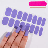 Adhesivos para uñas de gel UV, adhesivos para uñas de fototerapia semicurados semicurados de color sólido, adhesivos de gel de estilo simple totalmente impermeables y duraderos - details 3