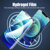 4Pcs Película De Hidrogel Suave Para iPhone 16 15 13 12 14 11 pro Max Protector De Pantalla TPU Silicona Compatible Con iPhone 11 14 15 XS XR X 7 8 - details 4