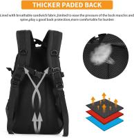 Mochipa táctica Militar de 25 litros, mochipa Molle de Asalto, mopila Escolar para acampar, senderismo, ciclismo y trekking. - details 2