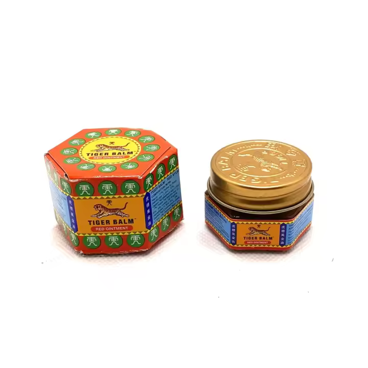 Tiger Balm Bálsamo de tigre rojo ayurveda efecto calor - Alivio natural del dolor y cuidado de la piel - 9ml - Packs oferta disponibles - Producto Original - 1