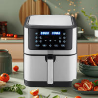 Freidora sin Aceite Air fryer 12L Doble Nivel con Ventana Visible, 1800W Potente, Multifunción (Horno Eléctrico, Máquina de Papas) - Ideal para Cocina Casera, Sin Humo y Antiadherente - details 5