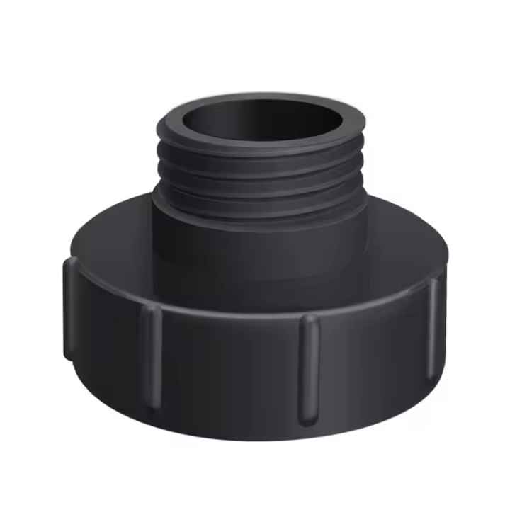 Adaptador De Tanque IBC Negro S100x8 a Reducir S60x6 Conjunto De Conectores De Agua Para Jardín Herramientas De Encaje De Tubo Plástico - 1