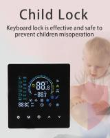 Termostato Inteligente Wifi Controlador De Temperatura Con Bloqueo Infantil Pantalla LCD Protección Contra Incendio Y Cryogenic Fire Y Cryogenic Protection Para Hogar Inteligente - details 4