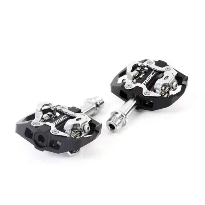 PEDALES SPD MSC AUTOMATICOS EJE CROMADO ENDURO - 1