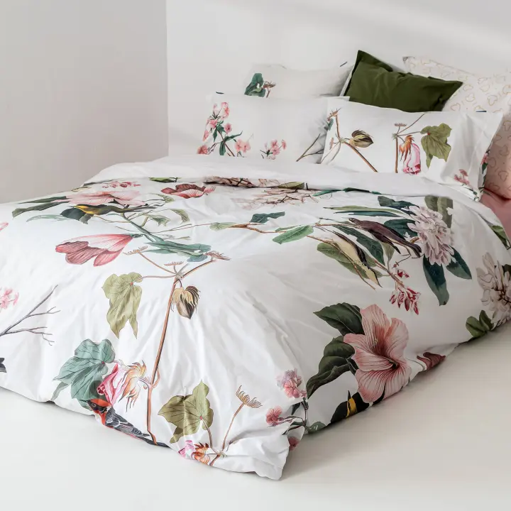 Happyfriday- Blooming Funda nórdica, Fundas nórdicas 100% Algodón, calidad de 200 TC, Fabricado en España (No incluye fundas de almohada) - 1