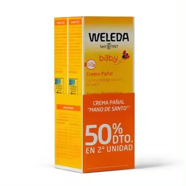 Pack crema pañal Caléndula 75+75ml . Weleda - 1