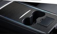 ✅ RajoMotor Revestimiento embellecedor CARBONO para consola central  accesorios interiores para Tesla Model 3  Revestimiento embellecedor CARBONO para consola central Tesla Model Y - details 1