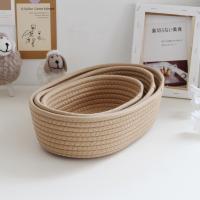 Cesta De Almacenamiento De Hilo De Algodón Oval Para Juguetes De Niños Caja De Organización De Escritorio Caja De Almacenamiento De Cosméticos Y Llaves - details 16