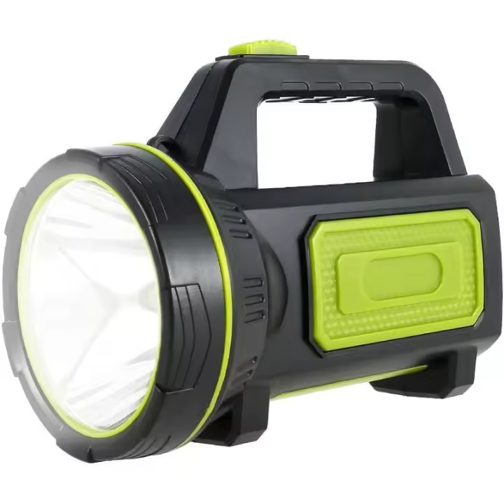 Linterna LED ultra potente recargable por USB, 135 000 lúmenes, 6000 mAh, linterna impermeable de alta potencia para emergencias, senderismo, acampada y caza (sin luz lateral) - 1