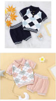 Conjunto de ropa de Verano para niños, camiseta de manga short with Cuello de Tortuga y pantalones cortos, trajes de Algodón para niños de 0 a 18 meses - details 8