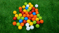 50pcs Balones De Práctica De Golf 42mm 26 Huecos Plásticos Para Interior Material PE Juguete De Agujero Para Niños - details 13