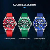 Reloj De Pulsera Deportivo Para Hombre LIGE Quartz 3Bar Impermeable Luminoso Fecha Militar Casual Silicona + Caja Reloj De Pulsera De Moda - details 4