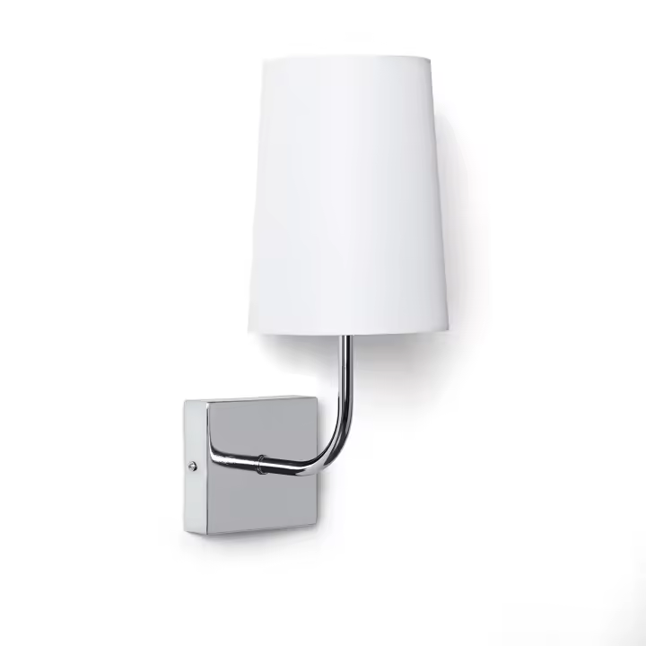 Ledkia Lámpara de Pared Metal Silver-Wollen Conne S Blanco - 1