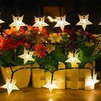 Luces De Cadena Solar Estelares Para Decoración De Jardín Y Exterior 100/50/20 LEDs Luces De Navidad Para Bodas Y Fiestas - details 11