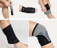 PICSIL Rodillera Neopreno Cross Training Hex Tech, 5mm, 2 Rodilleras Para Powerlifting y Halterofilia, Soporte Adicional, Unisex - details 0
