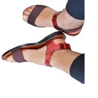 Sandalia de Mujer planas, Casual, Rojas, Verano, Suela Goma, Cómodas - details 3