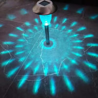 2pcs Luz Solar Exterior Decorativa Impermeable Para Jardín Villa Luz De Suelo Para Ambiente De Casa Decoración De Jardín - details 8