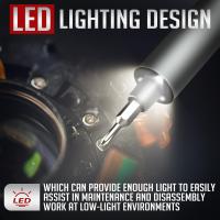 Juego De Destornilladores Eléctricos De Precisión 75 En 1 3.7V Con Luz LED Y 71 Piezas De Destornilladores Magnéticos Herramientas Profesionales Para Reparación - details 1