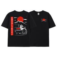 Camiseta De Manga Corta Para Hombre Estilo Japonés GTR Racing Street Wear Original Diseño Oversize 100% Algodón Tees Casual - details 5