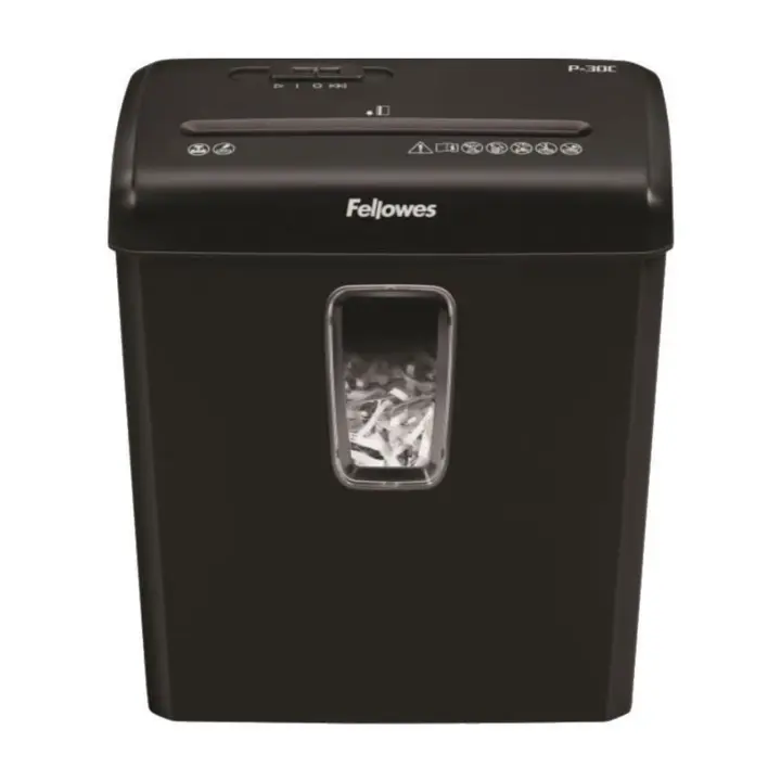 Destructora Fellowes P-30C/ Corte en Partículas de 4 x 34mm/ Negra - 1