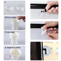 Cortinas De Rollo Universal Para Ventanas Negro Antirreflejo Absorbedor De Luz Para Coche Dormitorio Cocina Oficina Instalación Sin Uso De Tornillos - details 12