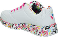 SKECHERS | Deportivas Skechers Uno Lite Lovely Luv para Mujer – Zapatillas Blancas con Estampado de Corazones – Sneakers con Cordones – Air Cooled Memory Foam – Cómodas y Versátiles – Modelo 314976L-WMLT - details 2