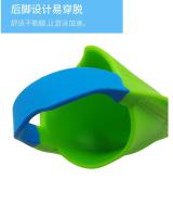 Nuevo juego de pies de silicona para entrenamiento de natación, aletas especiales para braza, estilo libre, profesionales, dobles aletas cortas, ligeras. - details 18