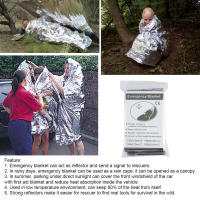Kit De Primeros Auxilios Para Sobrevivencia Al Aire Libre Fundas Térmicas Impermeables Y Viento Resistente Para Camping 5-30PCS - details 4