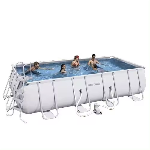 Piscina Rectangular Con Depuradora 549x274x122 cm. - 1