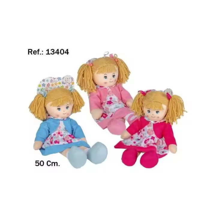 MUÑECA FLORA 50CM. SURTIDA DE ARTESANÍA BEATRIZ - 1