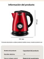 GELAIBO Hervidor Eléctrico De 1.8 Litros Capacidad Grande Acero Inoxidable Estilo Europeo Moda Diseño Mechanical Temperatura Fuente De Alimentación 240V - details 23