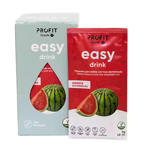 PROFIT foods Easy Drink Sandia - 15 unid. x 9 gr - 1