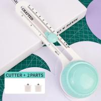 Cortador Circular De Papel Para Scrapbook Y Tarjetas Forma Redonda Rotativa DIY Herramienta De Corte Redondo - details 7