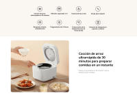 Oficial | Xiaomi Multifunctional Rice Cooker 1.5L, Cocción de arroz ultrarrápida en 30 minutos, Eficiente capacidad 1,5 L, Panel táctil de cristal - details 1