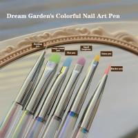 Pincel De Dibujo Para Uñas Aurora Transparente Uso Con Gel UV Extensión Y Dibujado Herramienta Manicura DIY Pincel De Uñas De Nylon - details 0