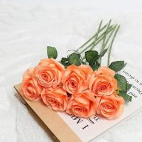 5/10Pcs Bouquet De Flores Artificiales De Rosa Para Decoración De Hogar Boda Centro De Mesa Arreglo Floral Jardín Estilo Seda - details 10