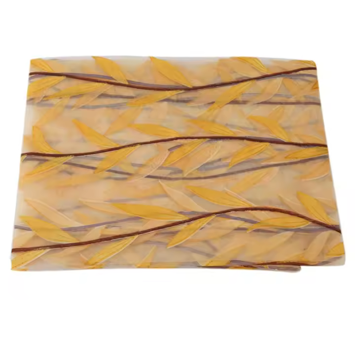 2 Panel Cortina De Hojas De Sauce Verde Estampado Diseño Transparente Voile Colgar Puerta Ventana Textil Hogar Doble Capa No Incluye Negro - 1