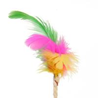 Juguete Interactivo Para Gatos Pelota De Rasguñar Sisal Divertido Juego Con Plumas Adecuado Para Gatitos Suministros Para Gatos - details 6