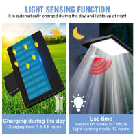 Lámpara Solar LED Exterior IP65 Impermeable Con Sensor De Movimiento Y Luz De Inundación Para Jardín Luz De Calle En Blanco Frío/Cálido Moderna - details 7