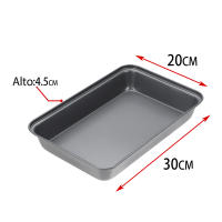 DESEOS Bandeja horno | Bandeja multiusos | Acero al carbono | Fácil de limpiar | Varios tamaños - details 1