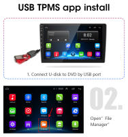 Sistema De Monitoreo De Presión De Neumáticos USB Para Android Con Alarma Y Pantalla Internos Sensores 4-5 Para Coche Navegación Radio - details 22