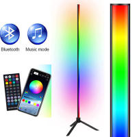 Lámpara De Piso Inteligente LED 120CM RGB Control Tuya Luz De Fondo Para TV Sincronía Rítmica Iluminación Vertical Moderna - details 1