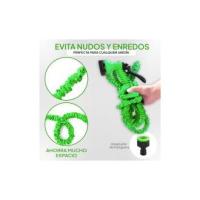 Zenyth SSITO Manguera de Agua para Jardín, pistola extensible de Jardín, diferentes Salida de Agua, varias medidas 7,5 m/15m/30M/45m, Manguera flexible, extensible. - details 2