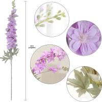 Bouquet De Flores Artificiales 33.5 Pulgadas Para Decoración De Hogar Fiesta De Boda Jardín Vaso Ornamento No Aplica Alergias Alérgenos - details 13